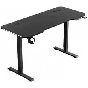 Комп'ютерний стіл GT Racer TY-1611 Black (TY-1611 (160x60x72-117) Black) зображення 1