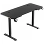 Комп'ютерний стіл GT Racer TY-1611 Black (TY-1611 (160x60x72-117) Black) - зменшене зображення 1