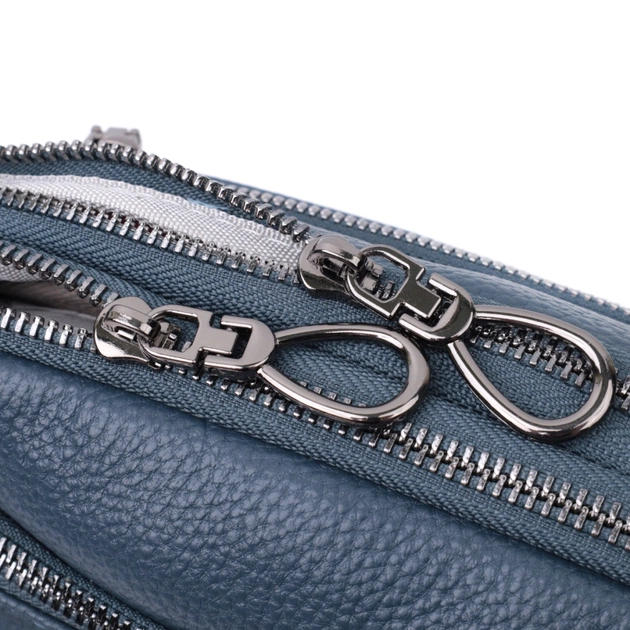 Сумка Vintage З натуральної шкіри Синя (22600) - зображення 8