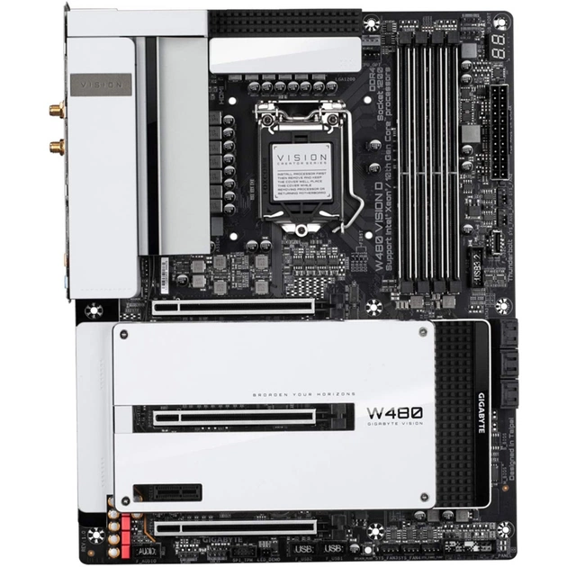 Серверна материнська плата GIGABYTE W480 VISION D (W480_VISION_D) - зображення 1