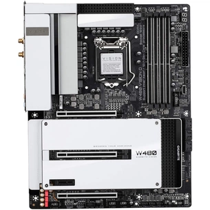 Серверна материнська плата GIGABYTE W480 VISION D (W480_VISION_D) зображення 1