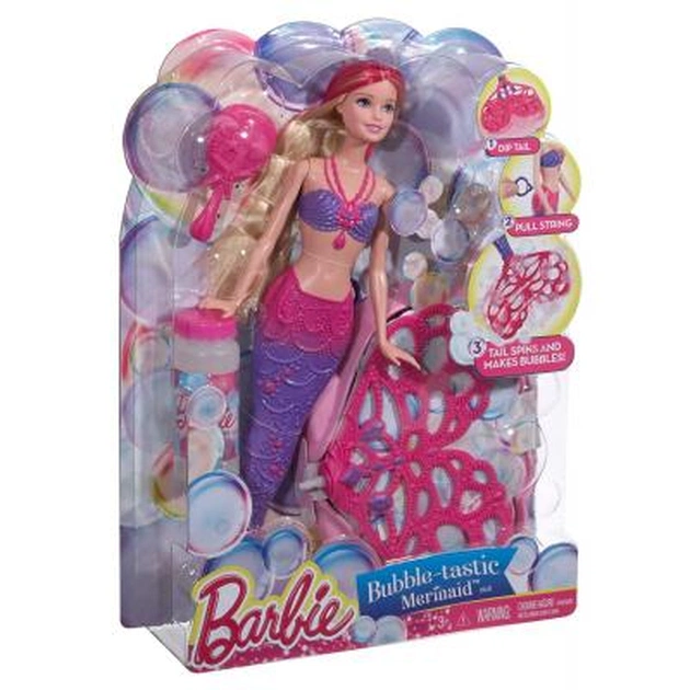 Лялька Barbie Русалонька Казкові бульбашки (CFF49) - изображение 1