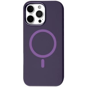 Чехол для мобильного телефона BeCover FIBRA Silicone OmniMag Apple iPhone 16 Pro Max Dark Purple (716234) изображение 1