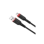 Дата кабель USB 2.0 AM to Micro 5P 1.0m 2.4A nylon X59 black HOCO (6931474744890) - уменьшенное изображение 1
