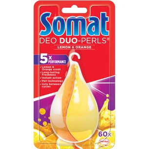Освіжувач для посудомийних машин Somat Deo Duo-Pearls Lemon & Orange (9000101000436) изображение 1