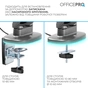 Кронштейн OfficePro MA902G Plus - зменшене зображення 11