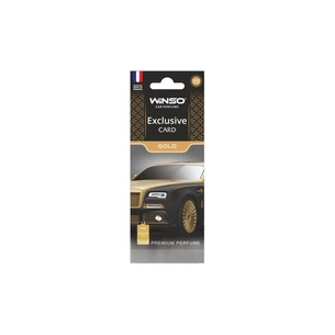 Ароматизатор для автомобіля WINSO Card Exclusive Gold (533130) зображення 1