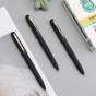 Ручка гелева Baoke антибактеріальне покриття софт 0.5 мм, чорна (PEN-BAO-1828A-B) - зменшене зображення 3