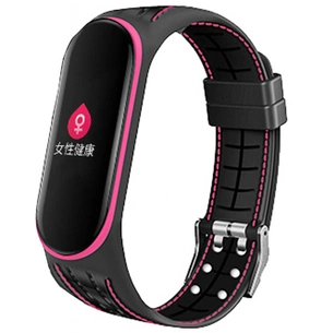 Ремінець до фітнес браслета BeCover Lattice Style для Xiaomi Mi Smart Band 5 Pink (705163) зображення 1