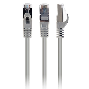 Патч-корд Cablexpert 1.5м S/FTP Cat 6A CU LSZH grey (PP6A-LSZHCU-1.5M) изображение 1