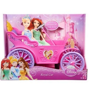 Аксесуар до ляльки Barbie Сказочный каретомобиль Дисней (X9366) зображення 1