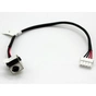 Роз'єм живлення ноутбука з кабелем Acer PJ962 (5.5mm x 1.7mm), 4-pin, 18 см (A49098) - уменьшенное изображение 1