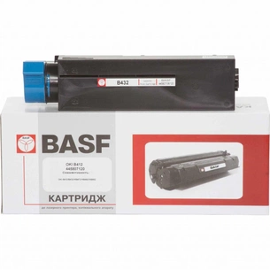 Тонер-картридж BASF OKI B412/B432/B512 , 445807120 (KT-B412-445807120) зображення 1