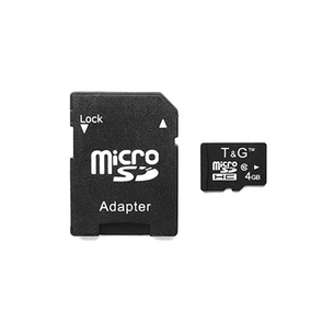 Карта пам'яті T&G 4GB microSDHC class 10 (TG-4GBSDCL10-01) зображення 1