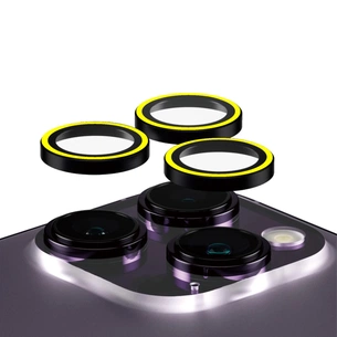 Скло захисне Armorstandart for Camera AR iPhone 14 Pro / 14 Pro Max Yellow (ARM76146) зображення 1