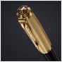 Ручка пір'яна Parker PARKER 51 Premium Black GT  FP18 F (57 011) - зменшене зображення 4