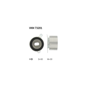 Ролик натягувача ременя SKF VKM 73201 зображення 1