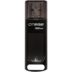 USB флеш накопичувач Kingston 32GB DataTraveler Elite G2 Metal Black USB 3.1 (DTEG2/32GB) зображення 1