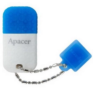 USB флеш накопичувач Apacer 64GB AH154 white/blue USB 3.0 (AP64GAH154U-1) зображення 1