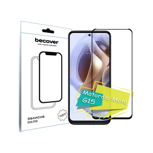 Скло захисне BeCover Motorola Moto G15 Black (713414) зображення 1