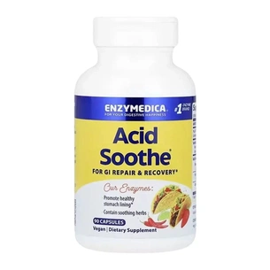 Пробіотики Enzymedica Травні ферменти від печії, Acid Soothe, 90 капсул (ENZ-98120) зображення 1