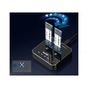 Док-станція для накопичувачів Maiwo 2*SATA M.2 SSD Key B/B+M USB 3.1 Gen1 Type-C (K3016SG1) - зменшене зображення 4
