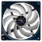 Кулер до корпусу Titan TFD-14025 H 12 ZP/KU (RB) - зменшене зображення 1