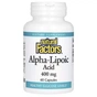 Вітамінно-мінеральний комплекс Natural Factors Альфа-ліпоєва кислота, 400 мг, Alpha-Lipoic Acid, 60 капсул (NFS-02101) - зменшене зображення 1