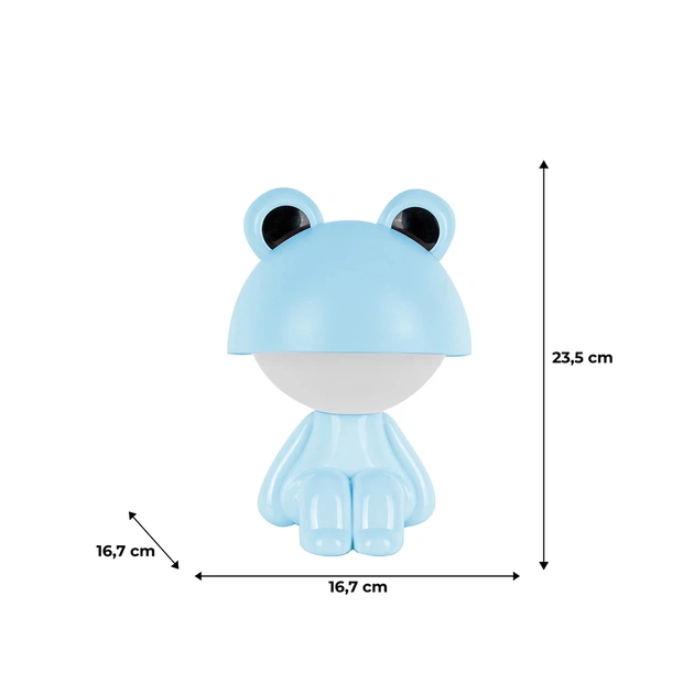 Нічник Kite Світильник LED з акумулятором Cute Froggy, блакитний (K25-316-3-3) - picture 6