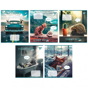 Зошит Yes Funny pets 36 аркушів лінія (767087) зображення 1