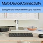 Клавіатура HP 350 Compact Multi-Device Bluetooth UA Black (692S8AA) - зменшене зображення 4