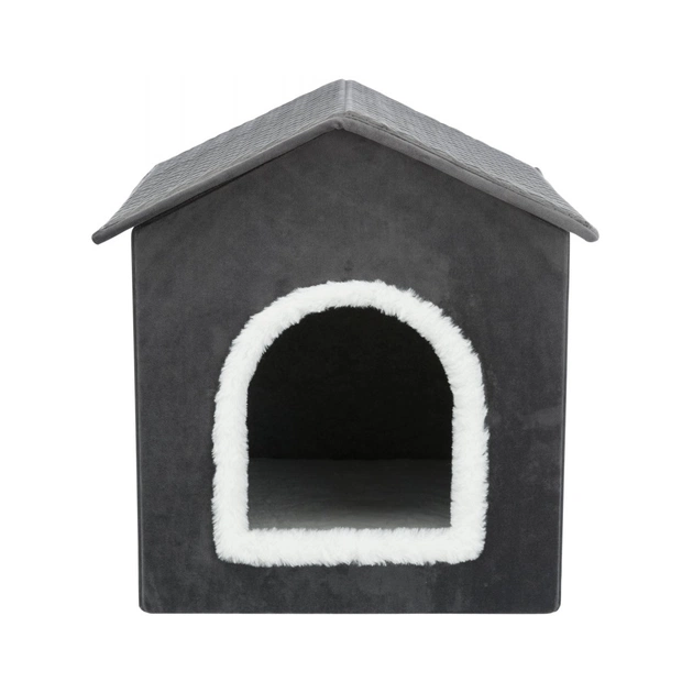Будиночок для тварин Trixie Лівія 38х41х44 см темно-сірий (4057589379115) - picture 2