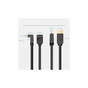 Кабель мультимедійний HDMI M to HDMI M 2.0m V2.0 4K60Hz 90° corner PVC black Vention (AAQBH) - зменшене зображення 5
