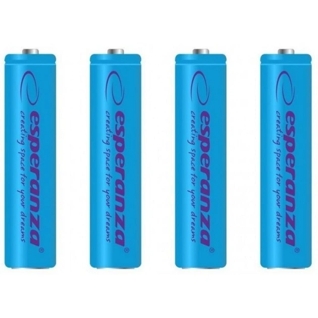Акумулятор Esperanza AA 2000mAh Ni-MH * 4 blue (EZA104B) - зображення 1