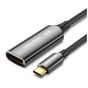 Кабель мультимедийный USB-C to DisplayPort M 0.25m 8K black Vention (CRGBC) - уменьшенное изображение 1