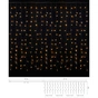 Гірлянда Delux Curtain С 240LED 2х2 м теплий білий/прозорий IP20 (90017991) - зменшене зображення 2