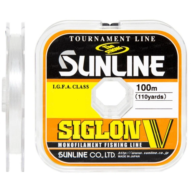 Волосінь Sunline Siglon V 100м #1.0/0.165мм 3кг (1658.04.98) - зображення 1