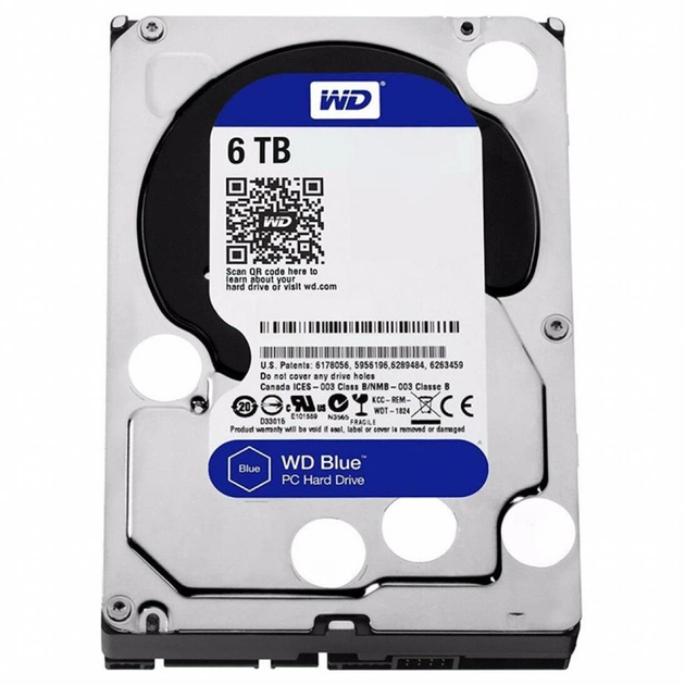 Жорсткий диск 3.5" 6TB WD (WD60EZAZ) - зображення 1