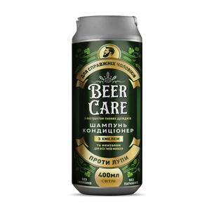Шампунь Beer Care З хмелем та ментолом Проти лупи 400 мл (4820164641965) зображення 1
