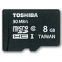 Карта пам'яті Toshiba 8Gb microSDHC class 10 UHS-I (SD-C008UHS1(6A) - зменшене зображення 1
