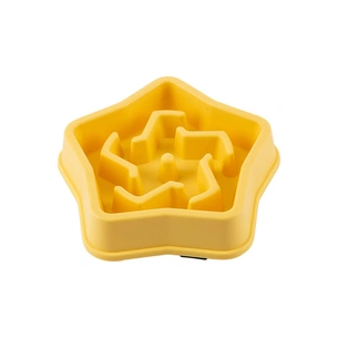 Посуд для собак WahoPet slow feeder миска-лабіринт (жовта) (2700000021149) зображення 1