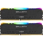 Модуль пам'яті для комп'ютера DDR4 32GB (2x16GB) 3200 MHz Ballistix Black Micron (BL2K16G32C16U4BL) - зменшене зображення 1