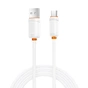 Дата кабель USB 2.0 AM to USB-C 1.0m 3A white XO (XO-CB-300UC-WH) - зменшене зображення 1