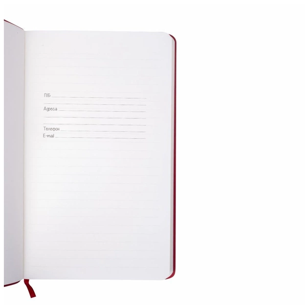 Блокнот Berganote Delgado А5, червоний (50040438-02) - изображение 6