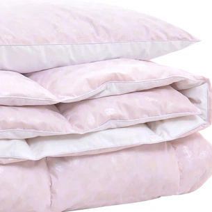 Ковдра MirSon Набір №2148 Bio-Pink Зима 50% пух 200х220 + подушка (2200003024777) зображення 1