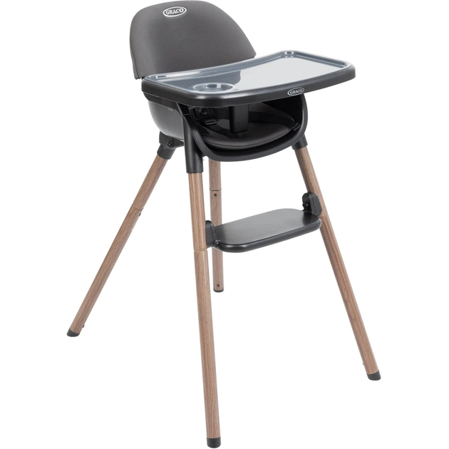 Стілець для годування Graco 3 в 1 Presti, графітовий (3AJ999CHCEU) - зображення 1