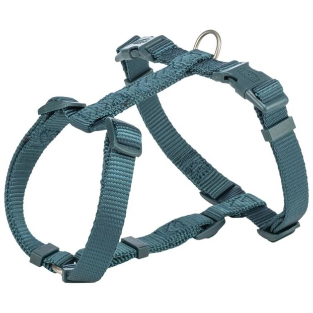 Шлей для собак Trixie Premium H-harness M-L 52-75 см/20 мм сине-зеленая (4053032672956) - изображение 1
