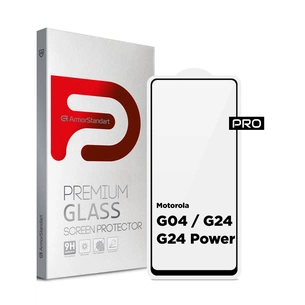 Скло захисне Armorstandart Pro Motorola G04 / G24 / G24 Power Black (ARM74296) зображення 1
