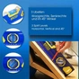 Рівень S&R 800 мм, 3 капсули, магнітний (423034080) - зменшене зображення 2