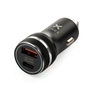 Зарядний пристрій Vinga QC3.0 + PD Quick Car Charger aluminium 36W Max black (VCCQPAC) - зменшене зображення 3